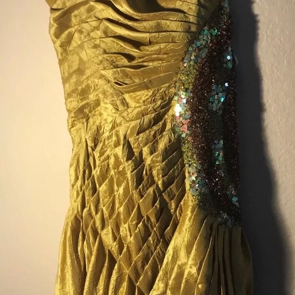Bicici Gold Formal Evening Dress Size XXL - Picture 3 of 8
